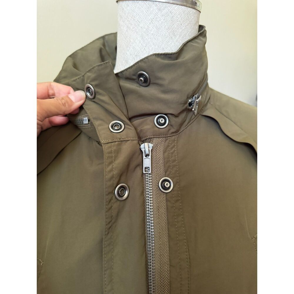 Free People Women's Windswept Jacket Green Olive Lightweight Size XS No Hood - Picture 8 of 16